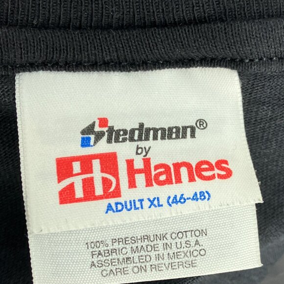 Vintage The Hurricane Promo Tee XL Denzel Washington Black 100% Cotton Shirt 90s - Picture 3 of 3